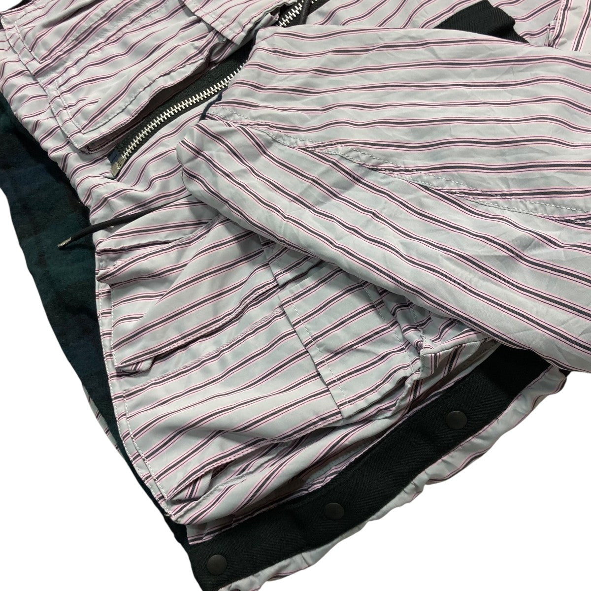 sacai(サカイ) Wool Shrivel Reversible Blousonリバーシブル
