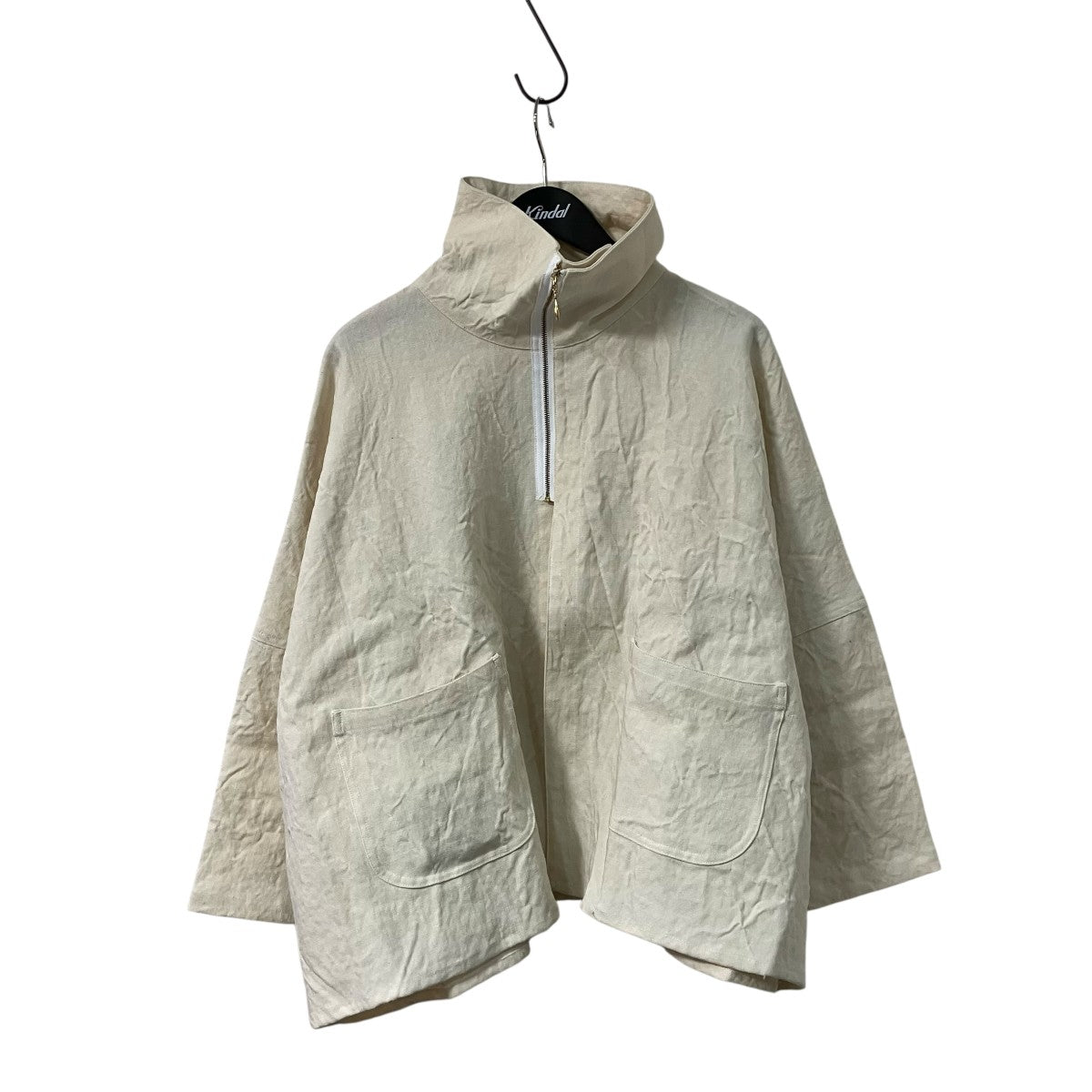 Randy サンプル品ハーフジップブラウス 古着・中古-1枚目のアイテム画像