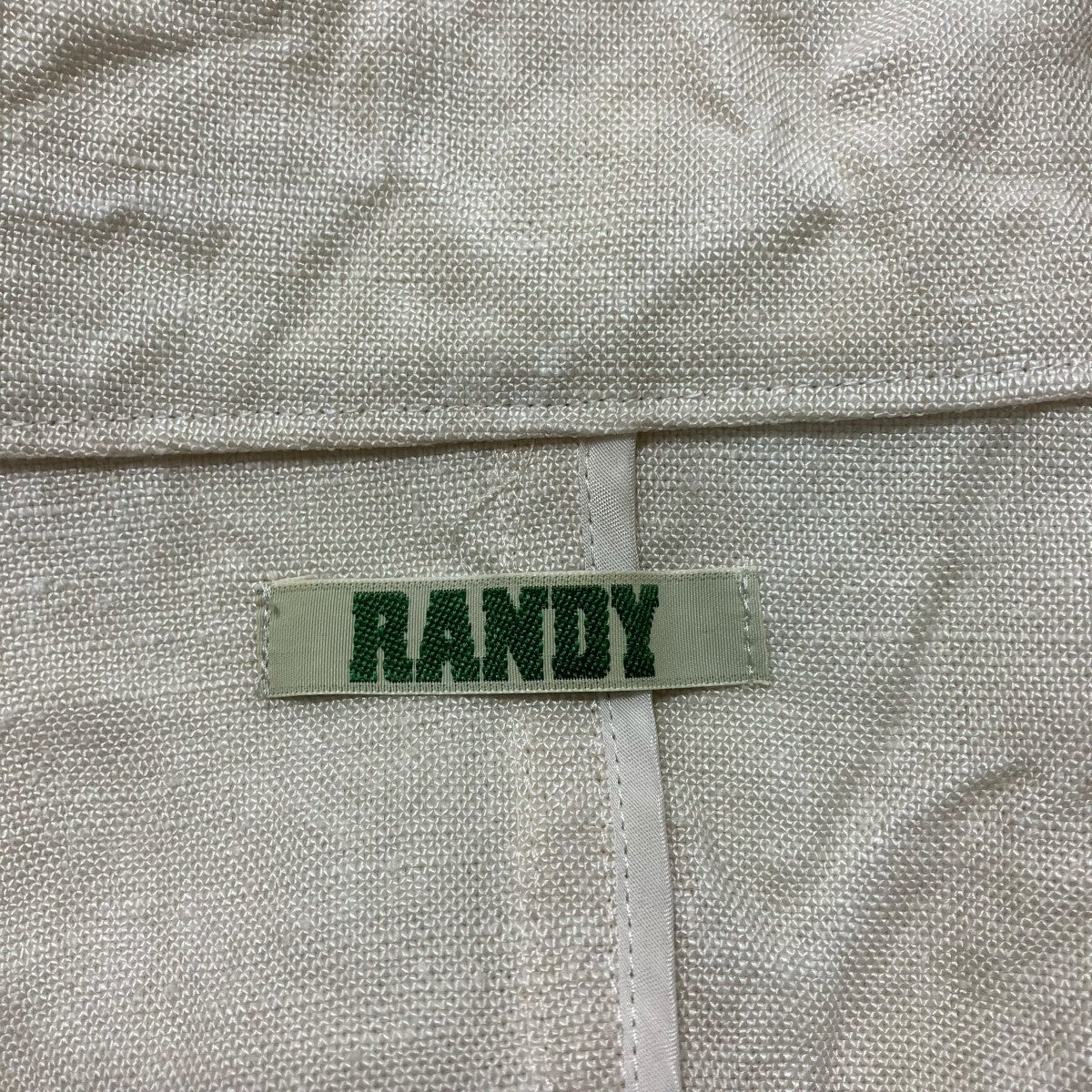 Randy サンプル品ハーフジップブラウス 古着・中古-6枚目のアイテム画像