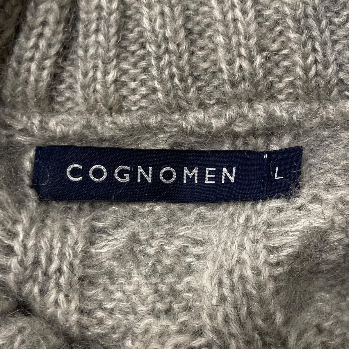 COGNOMEN スタンドネックニットカーディガンSG-KN-U03 古着・中古-6枚目のアイテム画像