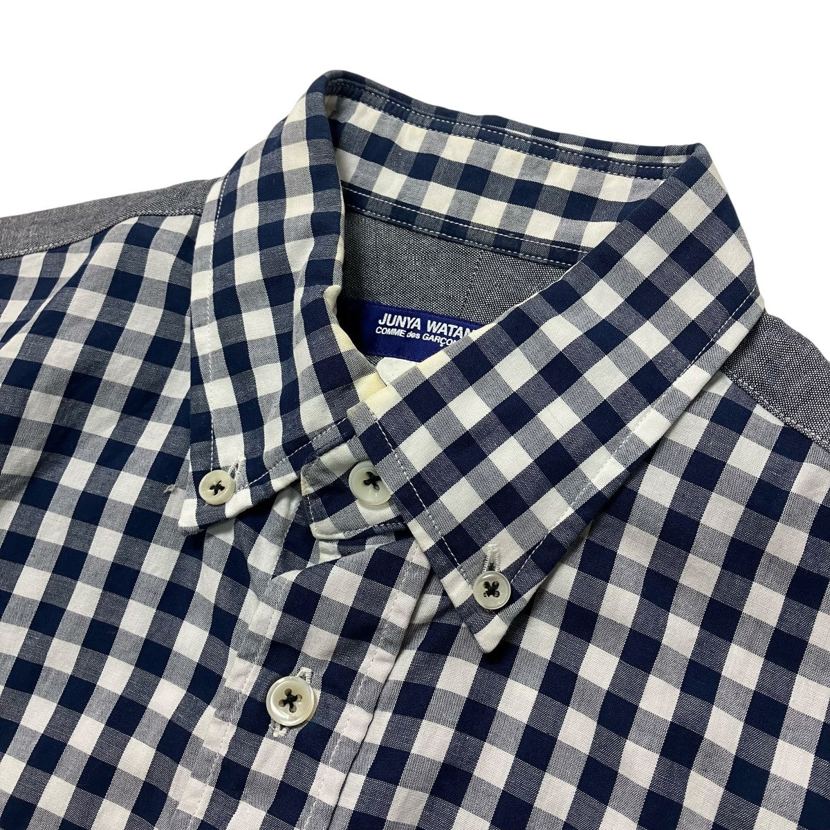 JUNYA WATANABE MAN 11SSチェックシャツwg b030 古着・中古-3枚目のアイテム画像