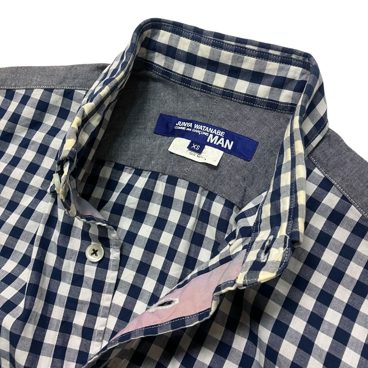 JUNYA WATANABE MAN 11SSチェックシャツwg b030 古着・中古-4枚目のアイテム画像