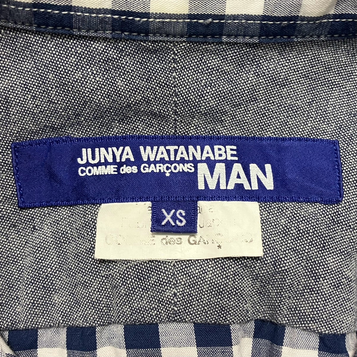 JUNYA WATANABE MAN 11SSチェックシャツwg b030 古着・中古-8枚目のアイテム画像