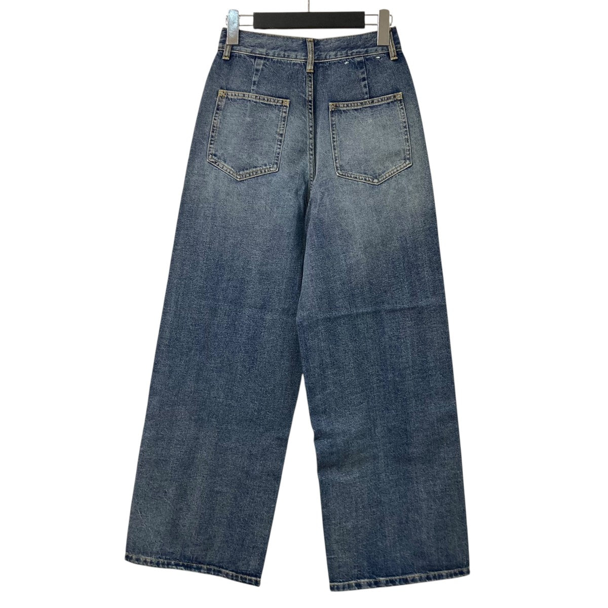 FRAY ID(フレイアイディー) ハイウエストワイドビジューデニムパンツ