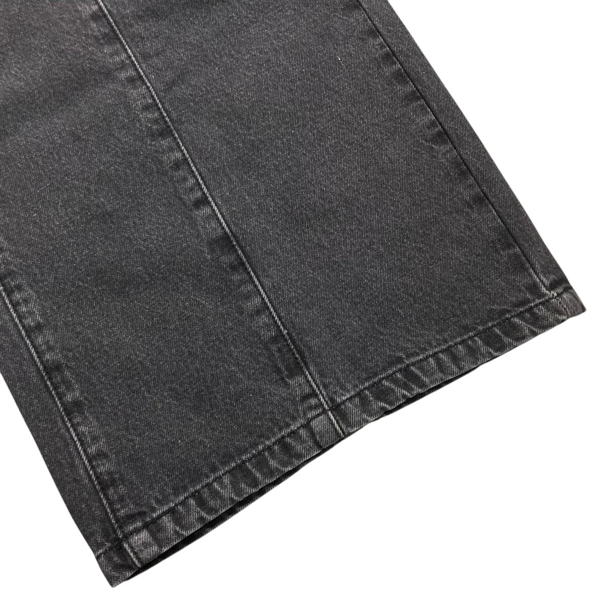 FRAY ID(フレイアイディー) アシメダブルウエストワイドデニムパンツ