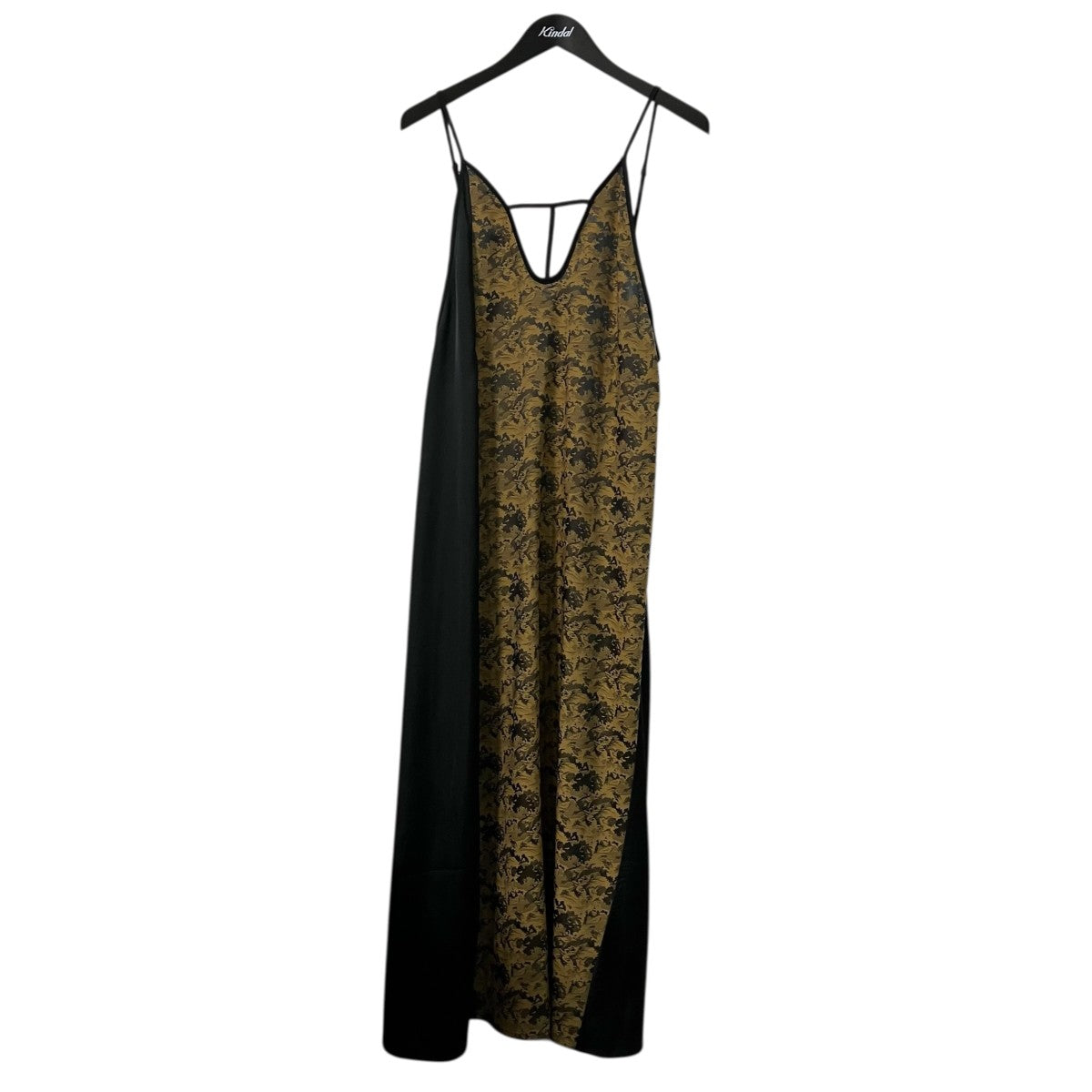 SAHARA T-Strap Satin Jacquard Dressキャミソールワンピース01 OP 154 25 01 古着・中古-1枚目のアイテム画像