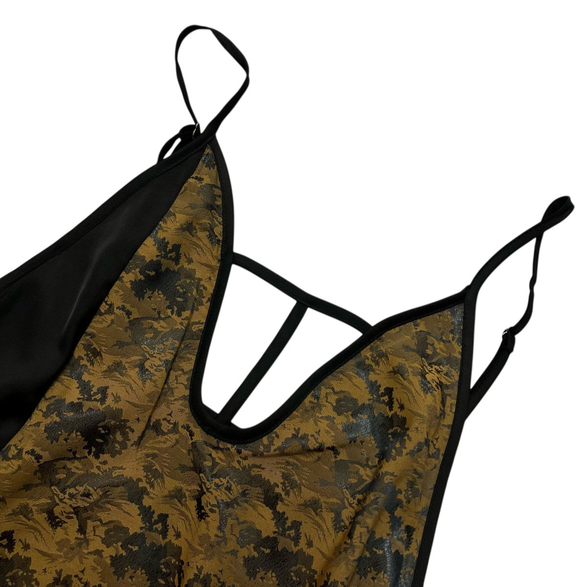 SAHARA T-Strap Satin Jacquard Dressキャミソールワンピース01 OP 154 25 01 古着・中古-3枚目のアイテム画像