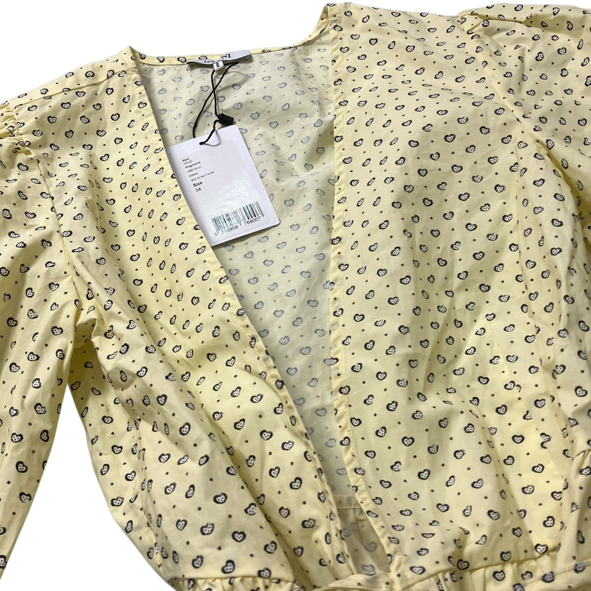 Ganni カシュクールブラウス 古着・中古-3枚目のアイテム画像