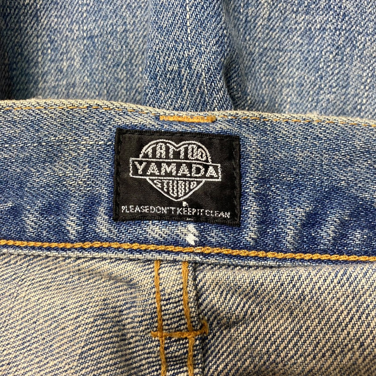 TATOO STUDIO YAMADA(タトゥースタジオヤマダ) RIPPED WIDE STRAIGHT