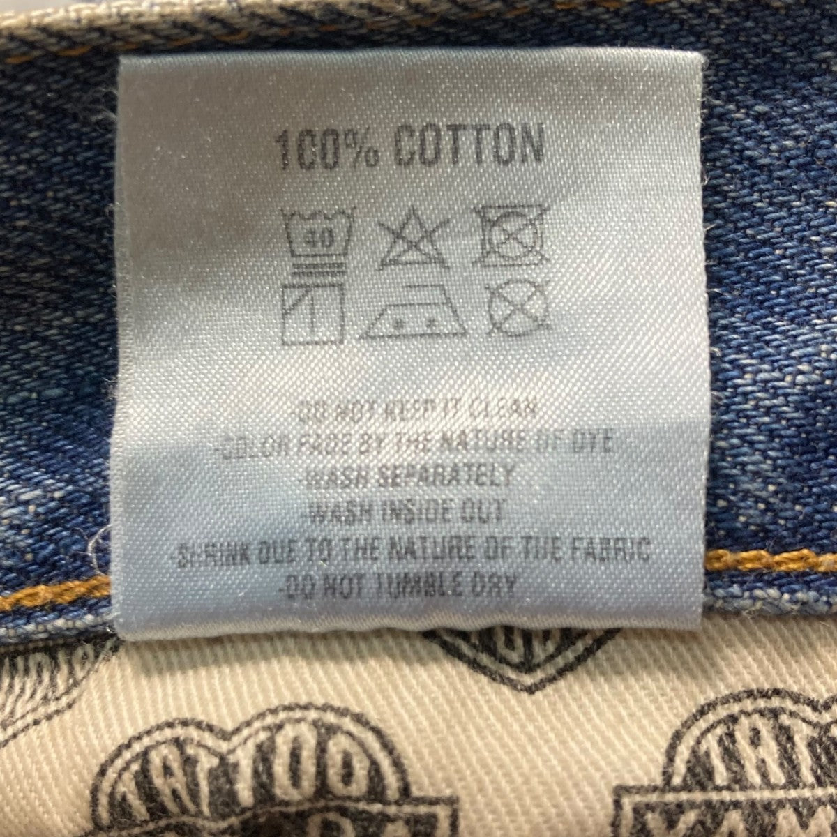 TATOO STUDIO YAMADA(タトゥースタジオヤマダ) RIPPED WIDE STRAIGHT