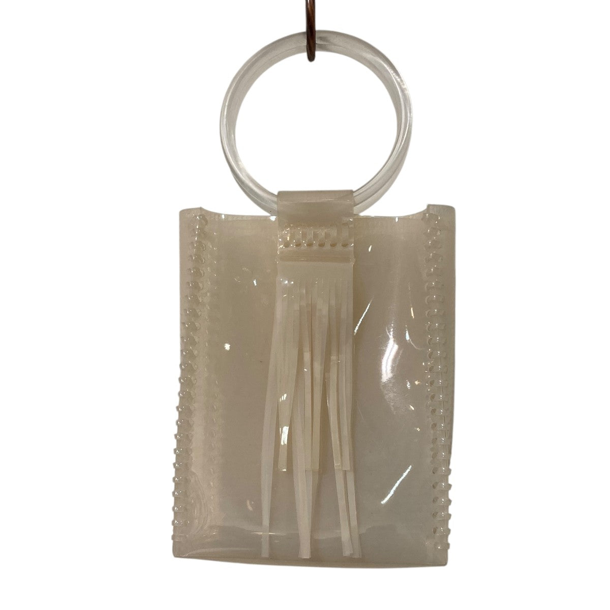 mamekurogouchi クリアハンドバッグ マメクロゴウチ　箱付き mame kurogouchi(マメクロゴウチ) TRANSPARENT SCULPTURAL MINI HAND