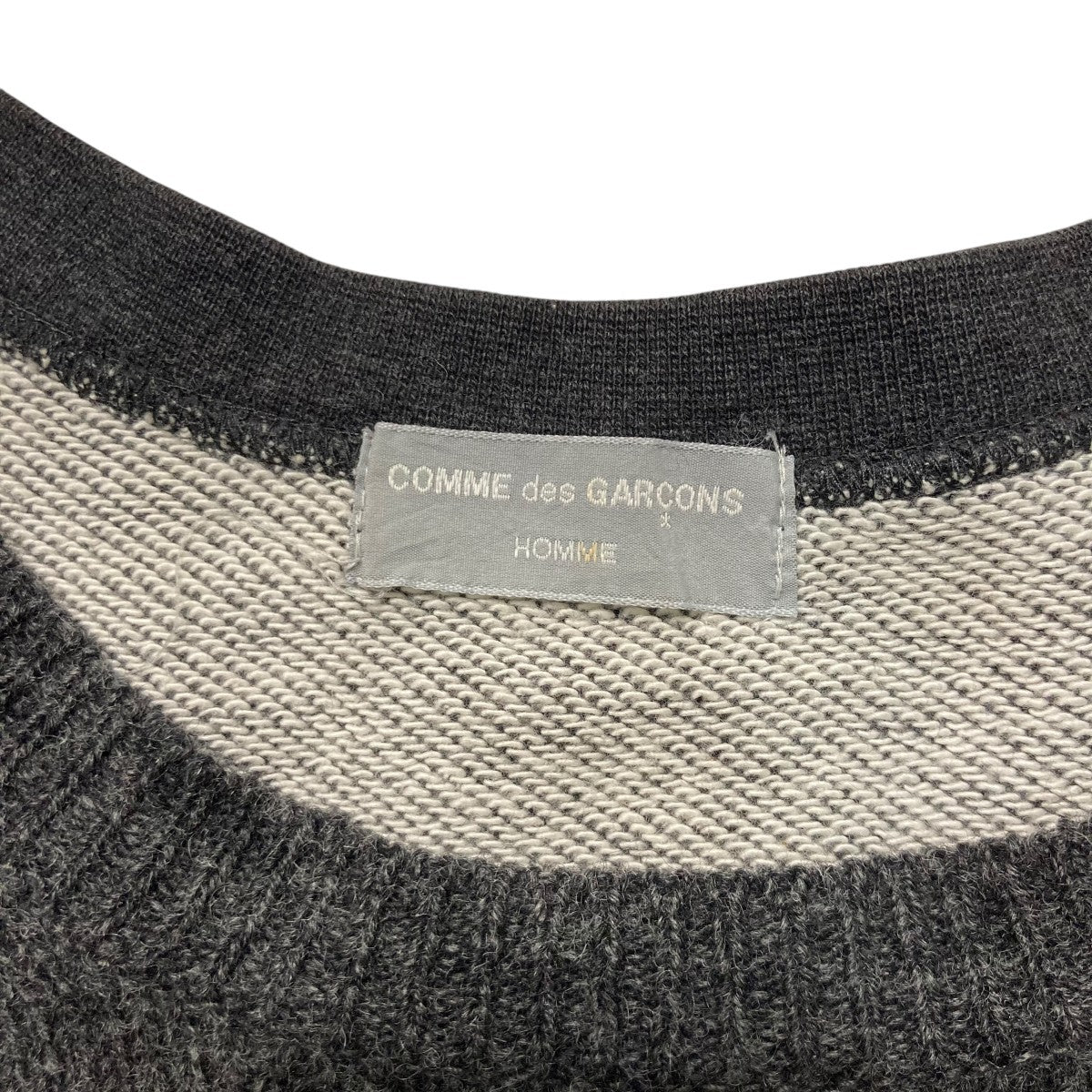 AD1998  素材切替クルーネックカットソー HT 040200