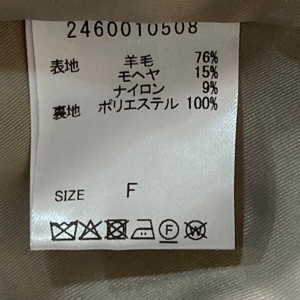 シャギーチェックロングコートチェスターコート2460010508
