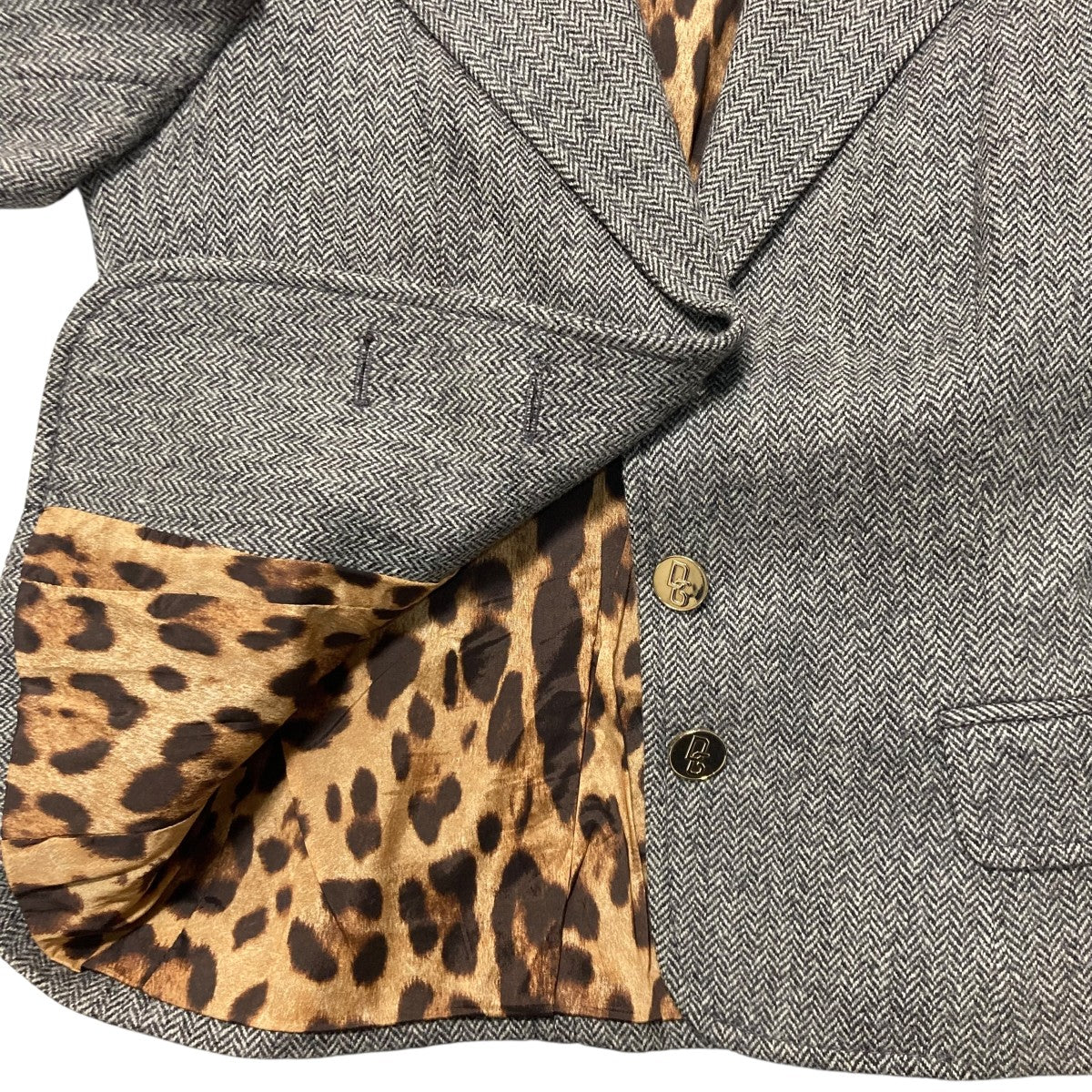 ヘリンボーン織りテーラードジャケットF1188T  FC3A2