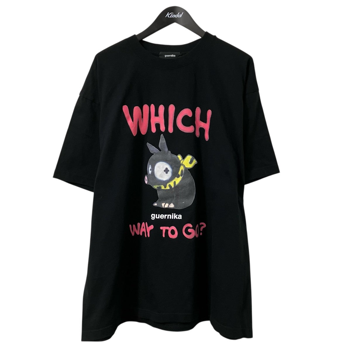 GUERNIKA らんま1 2 PRINT T SHIRT PちゃんプリントTシャツ5942 01 古着・中古-1枚目のアイテム画像