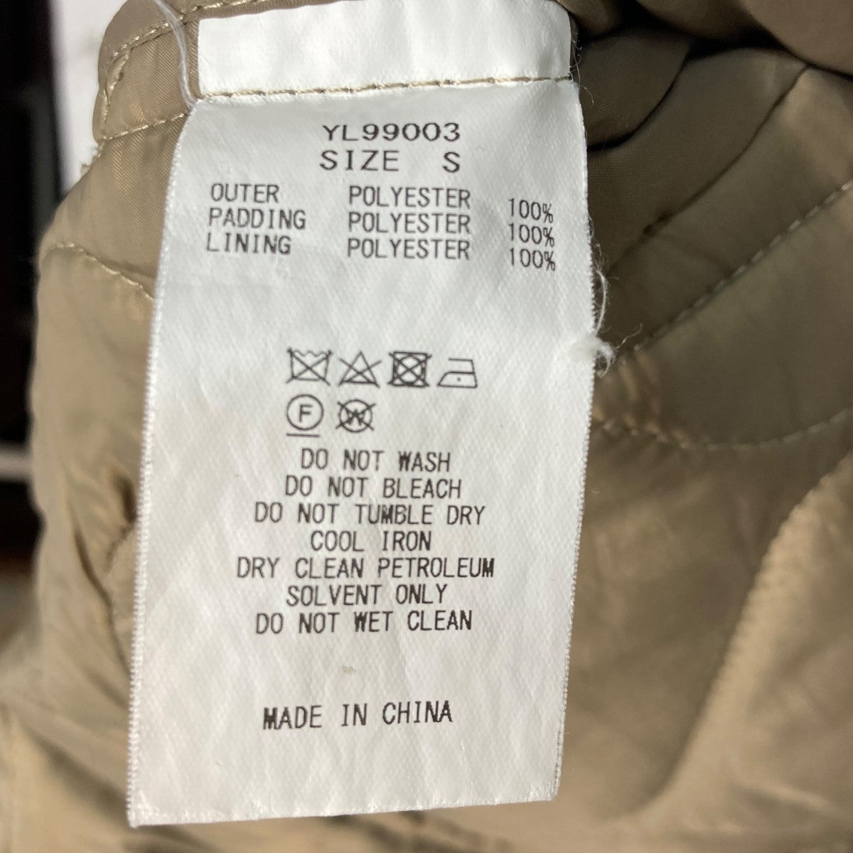 QUILTING SHIRT COAT  YL99003