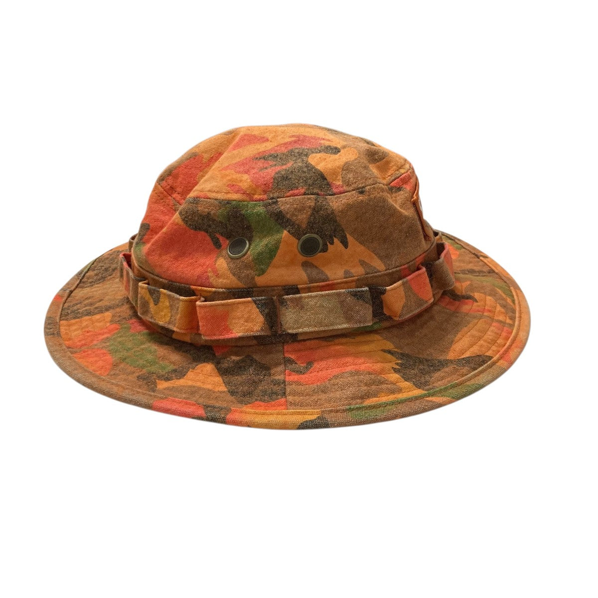 Supreme(シュプリーム) 迷彩柄バケットハット オレンジ サイズ small