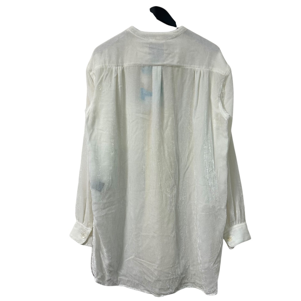 24AWZip Stand Collar SHジップアップベロアシャツジャケットLEH 1014