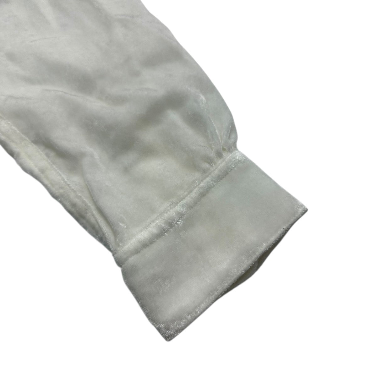 24AWZip Stand Collar SHジップアップベロアシャツジャケットLEH 1014