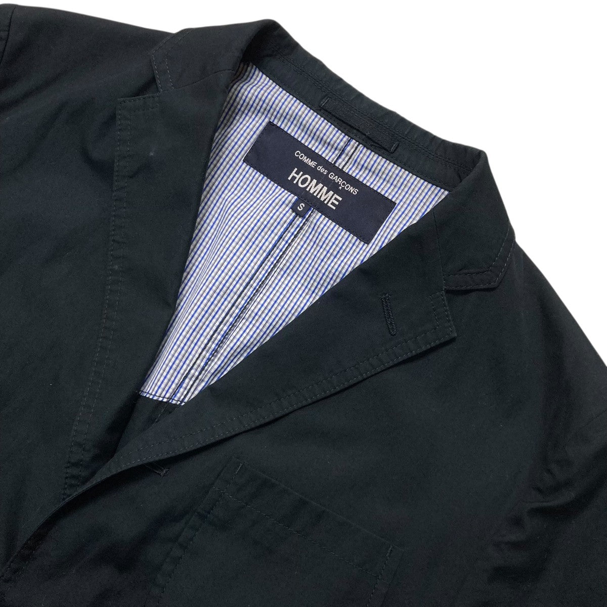 COMME des GARCONS HOMME 25SS綿ブロード ジャケットテーラードジャケットHO J103 古着・中古-3枚目のアイテム画像