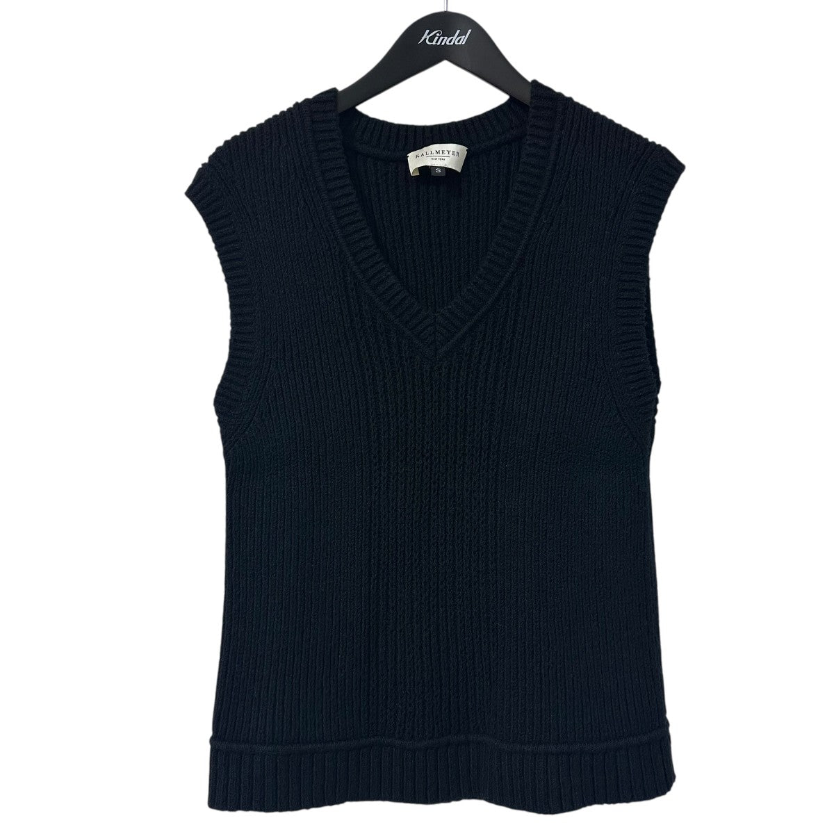 KALLMEYER 25SSLOGAN V-NECK VESTニットベスト 古着・中古-1枚目のアイテム画像
