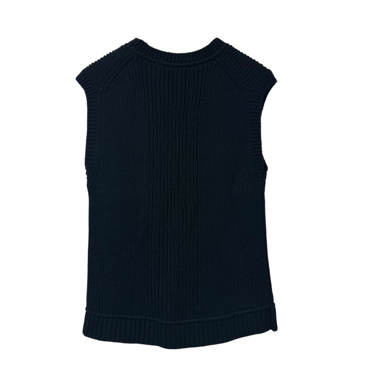 KALLMEYER 25SSLOGAN V-NECK VESTニットベスト 古着・中古-2枚目のアイテム画像
