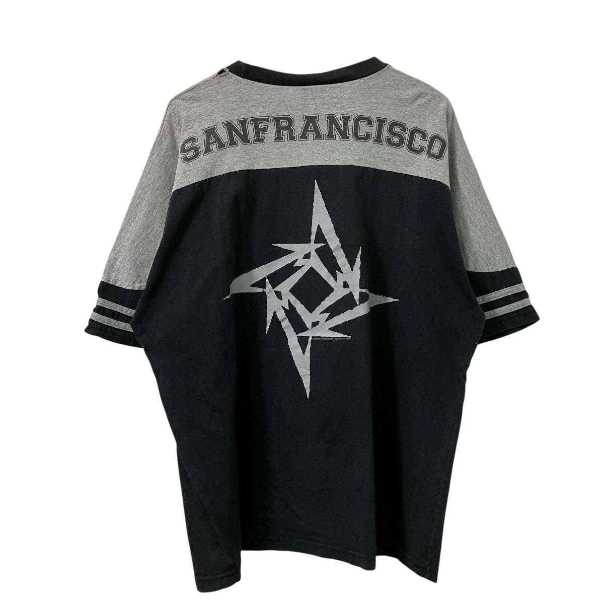 USED METALLICA GIANT 00s フットボールTシャツラグランＴシャツ 古着・中古-2枚目のアイテム画像