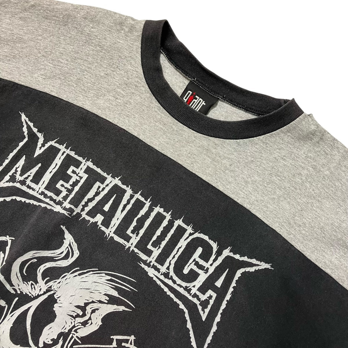 USED METALLICA GIANT 00s フットボールTシャツラグランＴシャツ 古着・中古-3枚目のアイテム画像