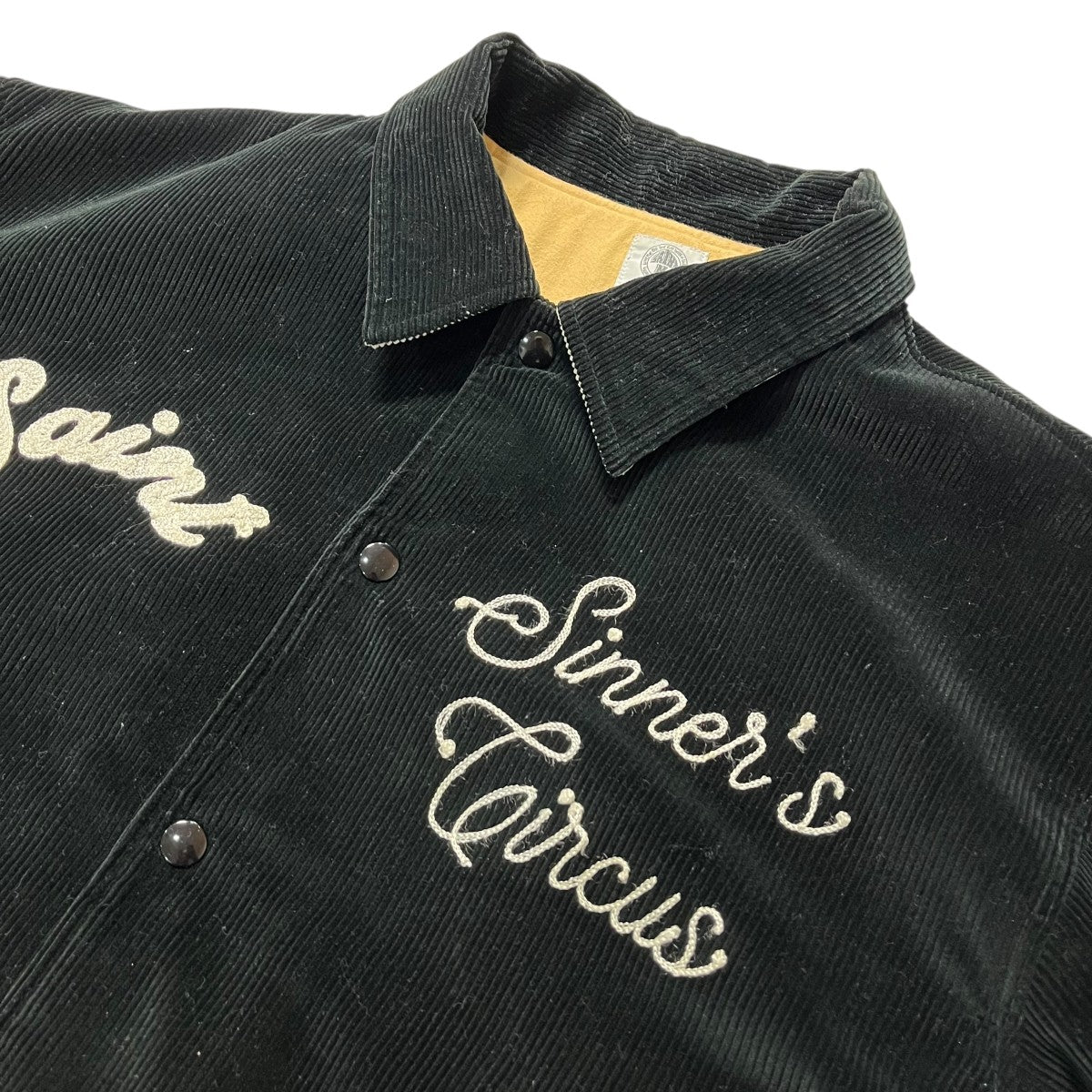 SAINT MICHAEL 21AWCORDUROY JACKETバック刺繍コーデュロイジャケットSM A21 0000 041 古着・中古-3枚目のアイテム画像