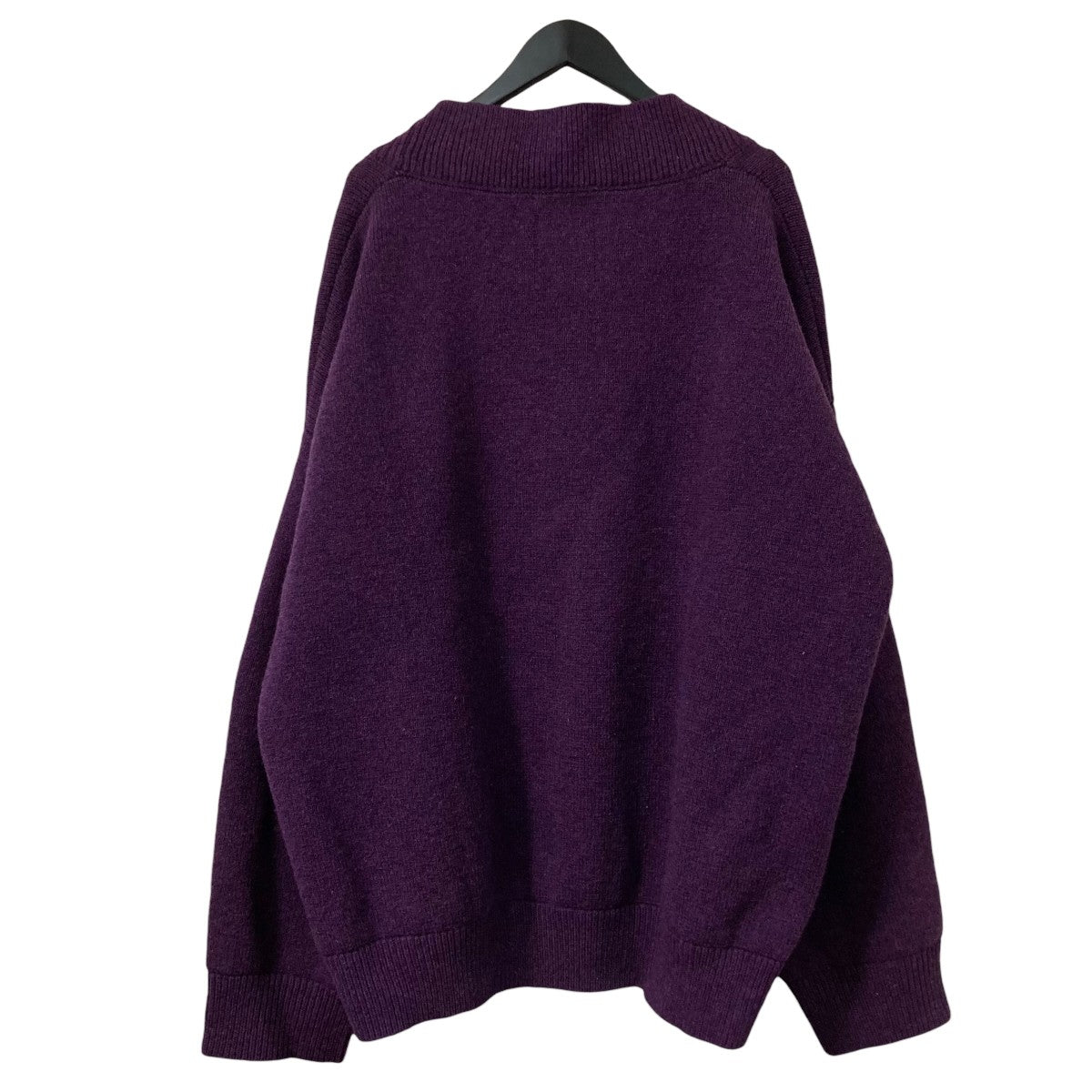UNUSED 7G V-neck knitウールVネックニットUS1497 古着・中古-2枚目のアイテム画像