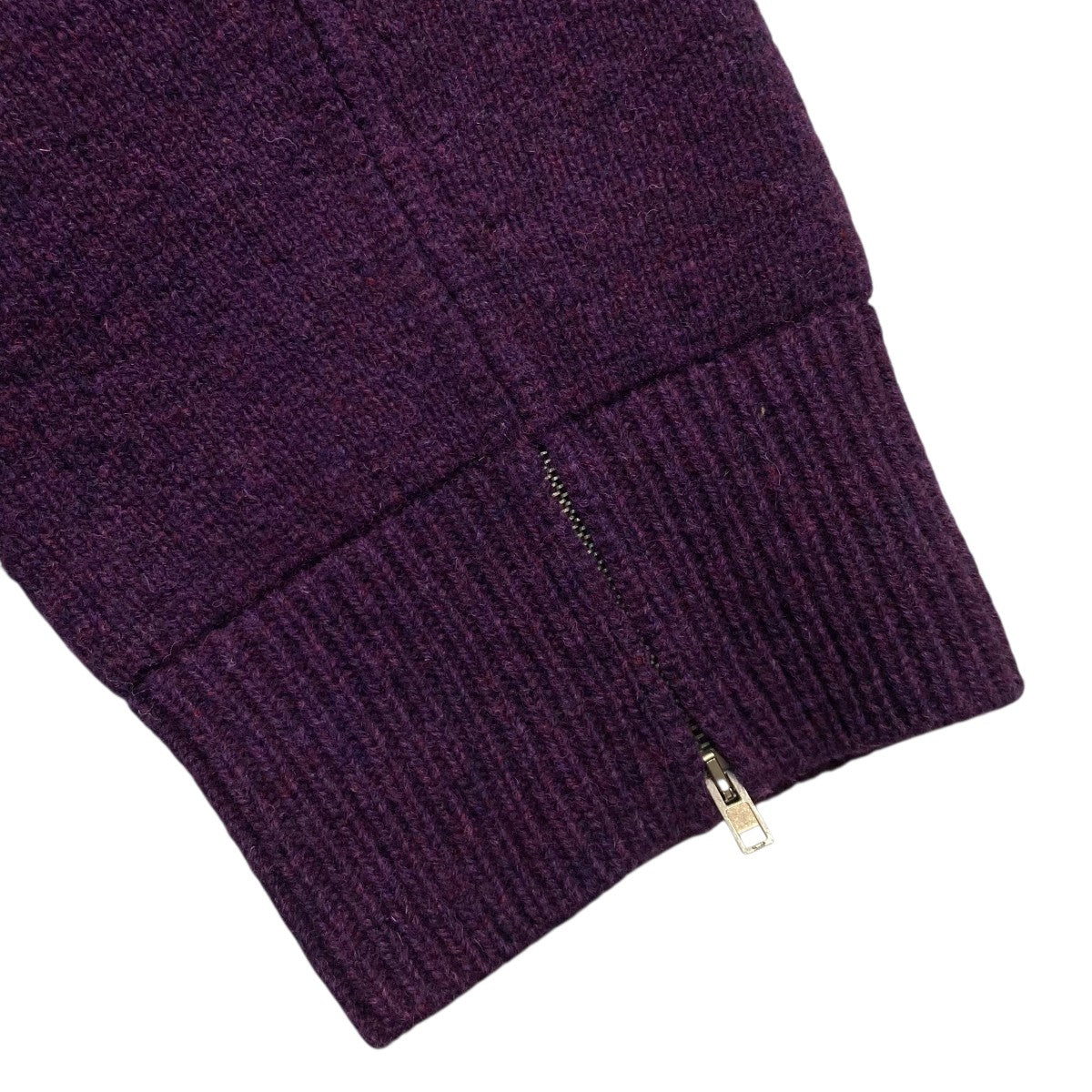 UNUSED 7G V-neck knitウールVネックニットUS1497 古着・中古-4枚目のアイテム画像