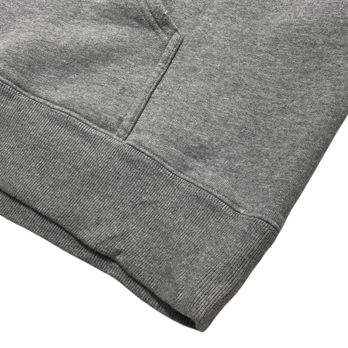 25AWLUXURY SCRIPT OVERSIZED ZIP-UP HOODIEファー付きフロントロゴ刺繍ジップパーカー850330