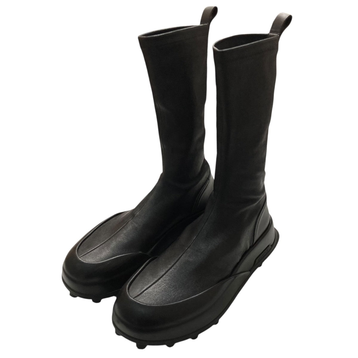 24SSNAPPA STRETCH LEATHERレザーミドルブーツJ32WS0045