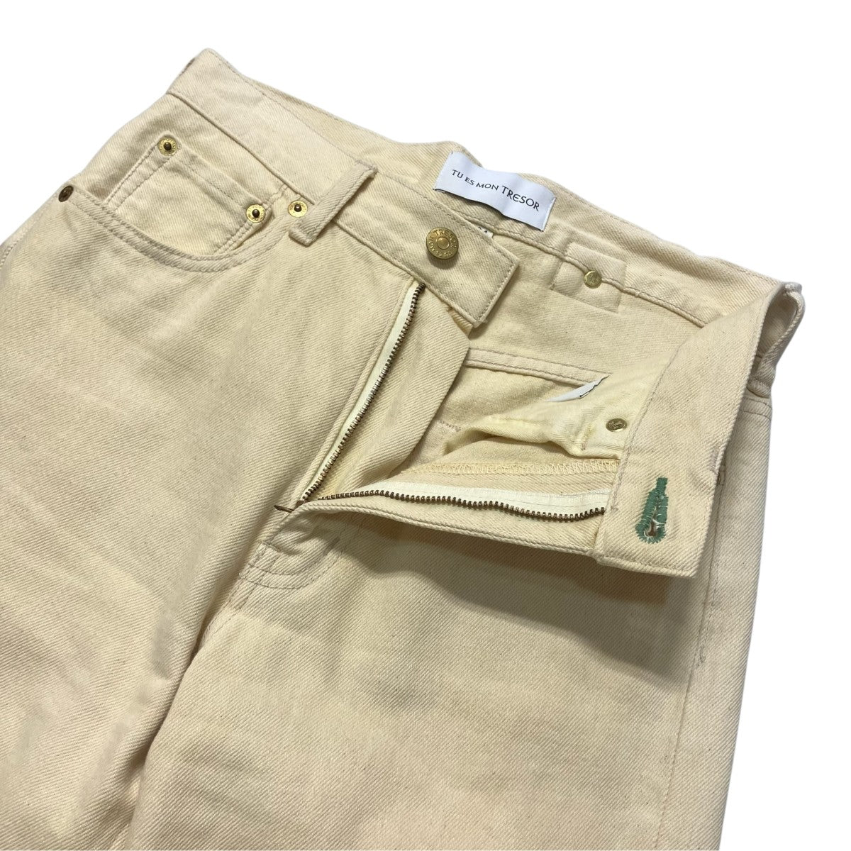 TU ES MON TRESOR THE EMERALD JEANデニムパンツ 古着・中古-3枚目のアイテム画像