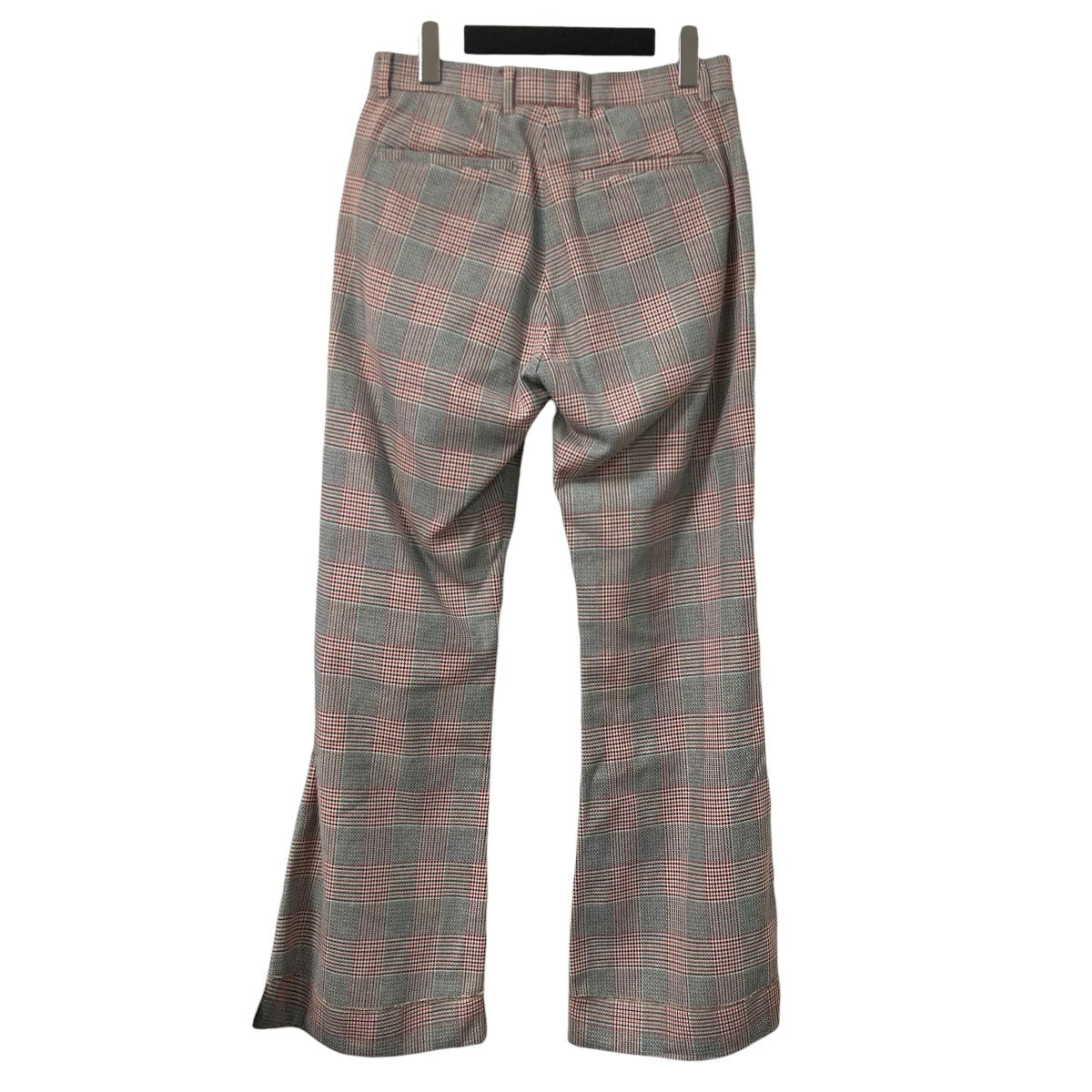 MASU 23AWGLEN PLAID FLARE TROUSERSワイドパンツMFFW PT1623 古着・中古-2枚目のアイテム画像
