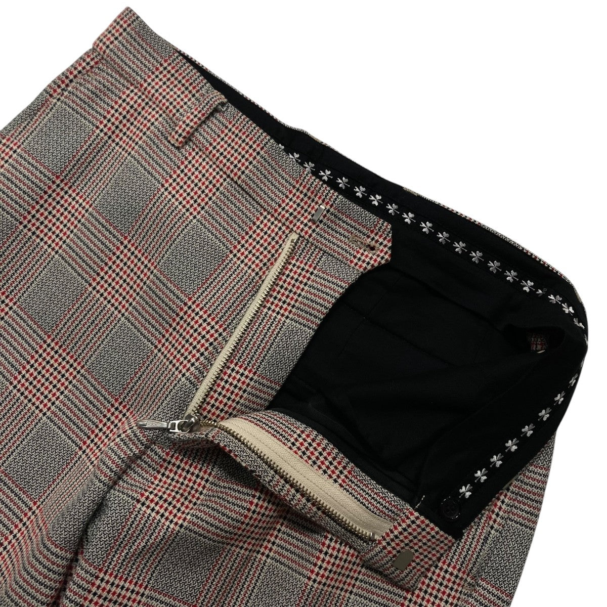 MASU 23AWGLEN PLAID FLARE TROUSERSワイドパンツMFFW PT1623 古着・中古-3枚目のアイテム画像