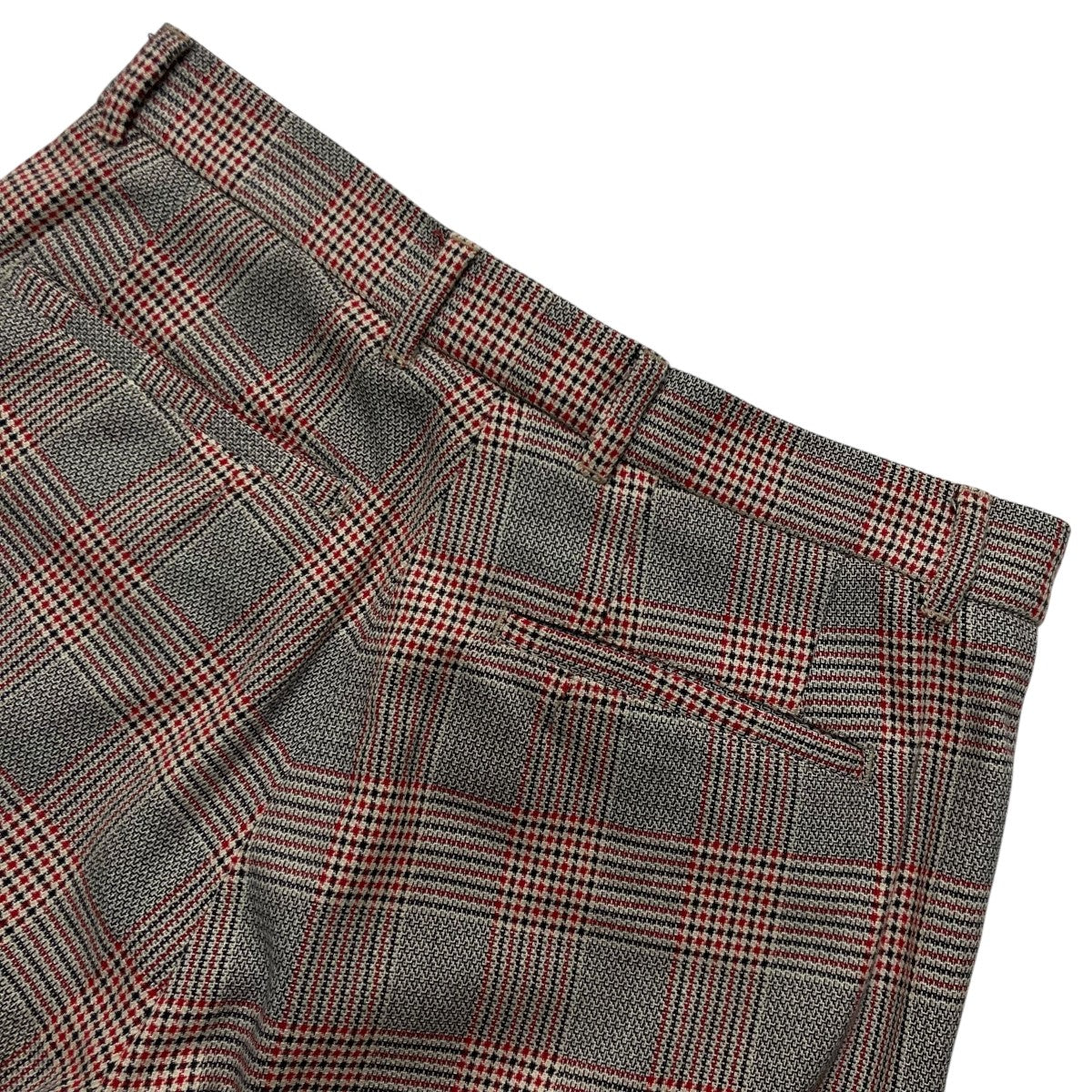 MASU 23AWGLEN PLAID FLARE TROUSERSワイドパンツMFFW PT1623 古着・中古-4枚目のアイテム画像