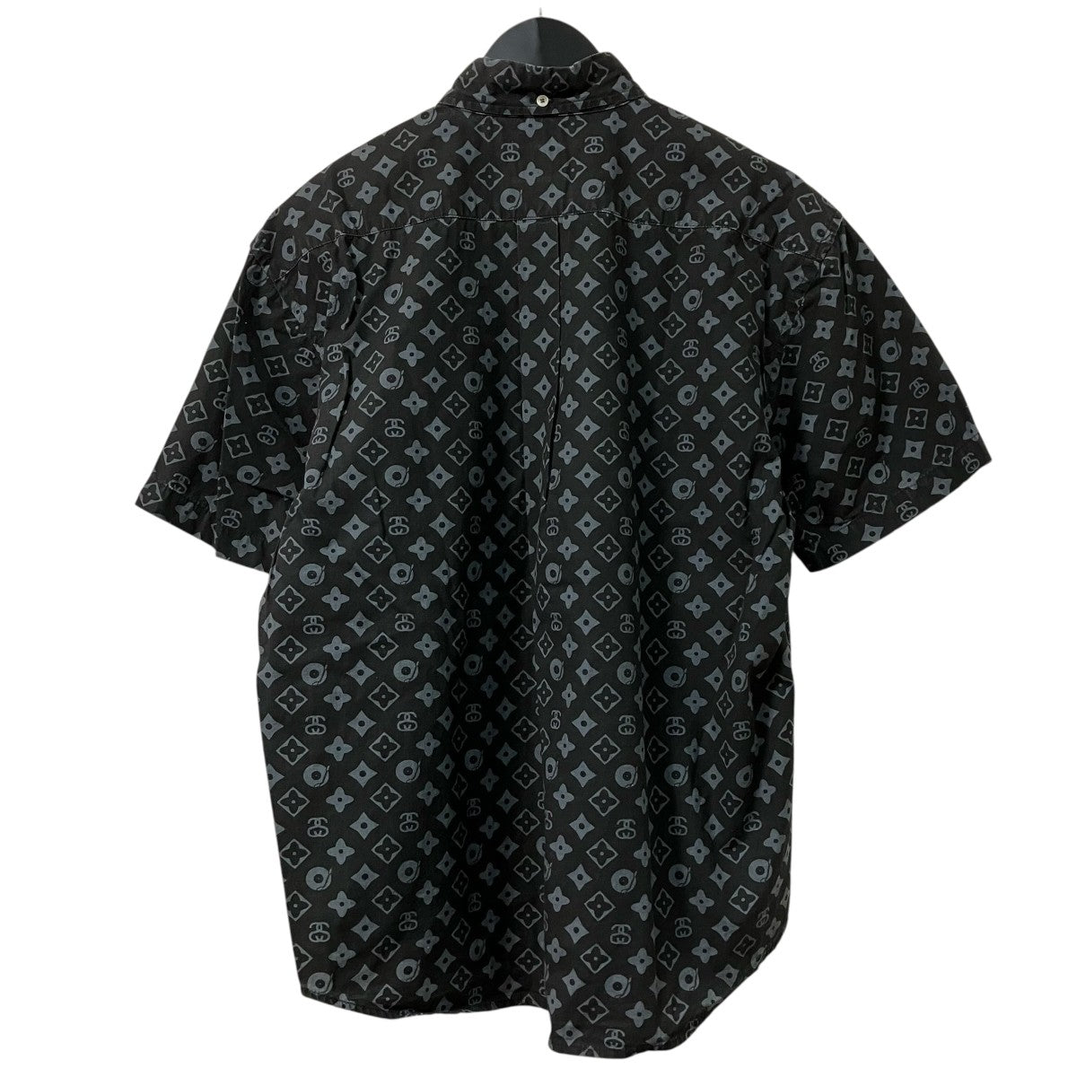 stussy 90s 紺タグ半袖シャツ 古着・中古-2枚目のアイテム画像