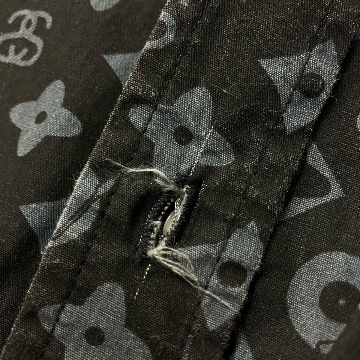 stussy 90s 紺タグ半袖シャツ 古着・中古-6枚目のアイテム画像