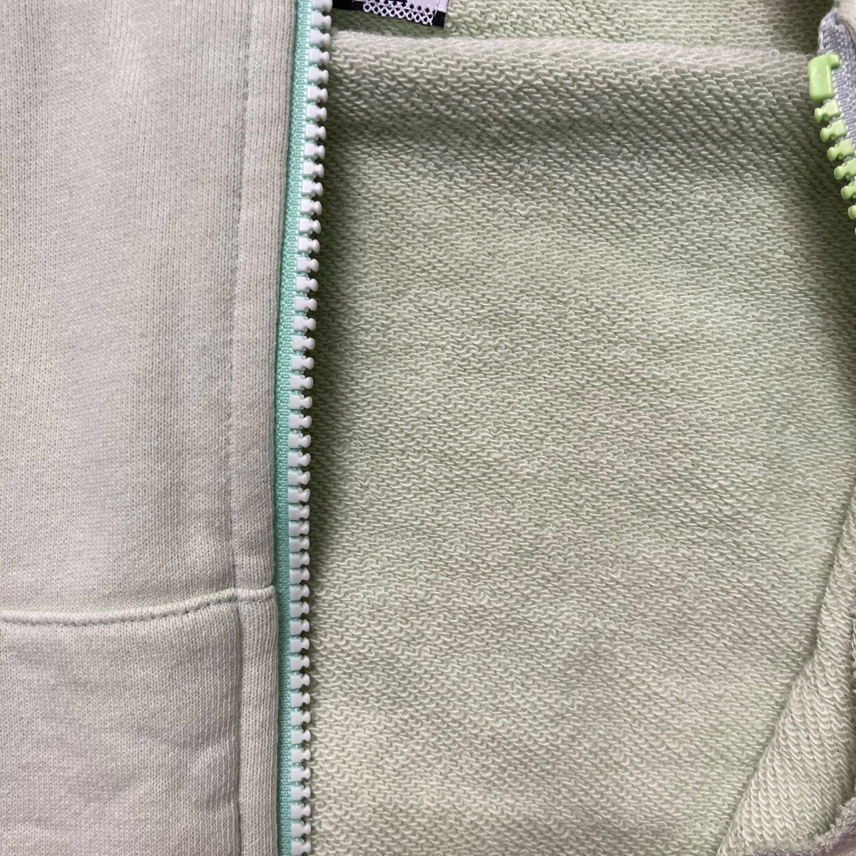 アームシャーリング加工フルジップパーカーNAT SW U01