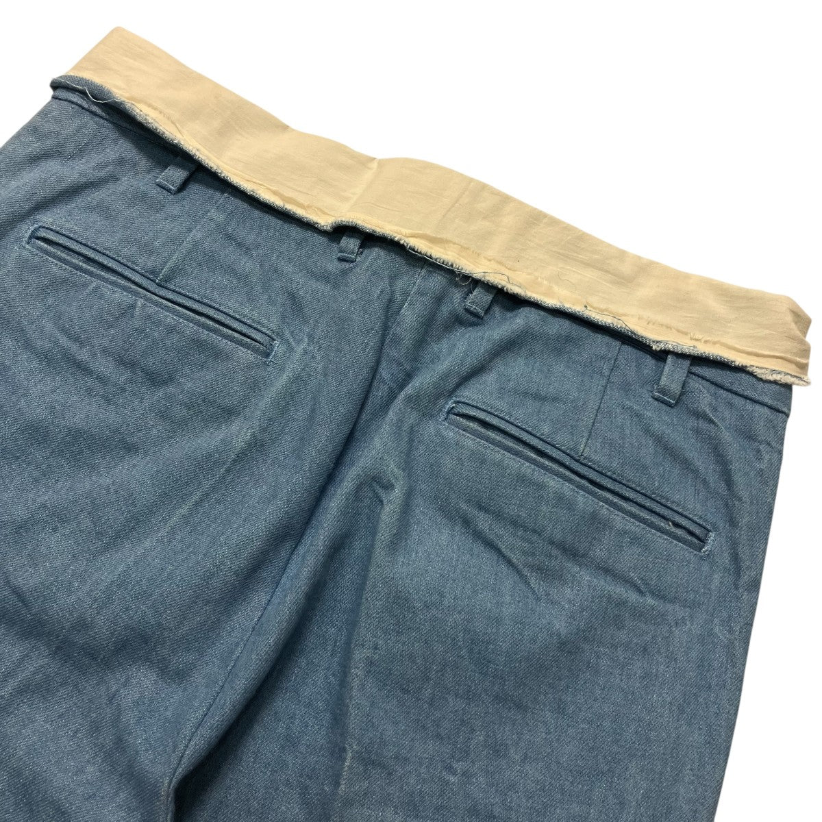 DENIM SLACKS #SAXストレートパンツMID24SS-PT03