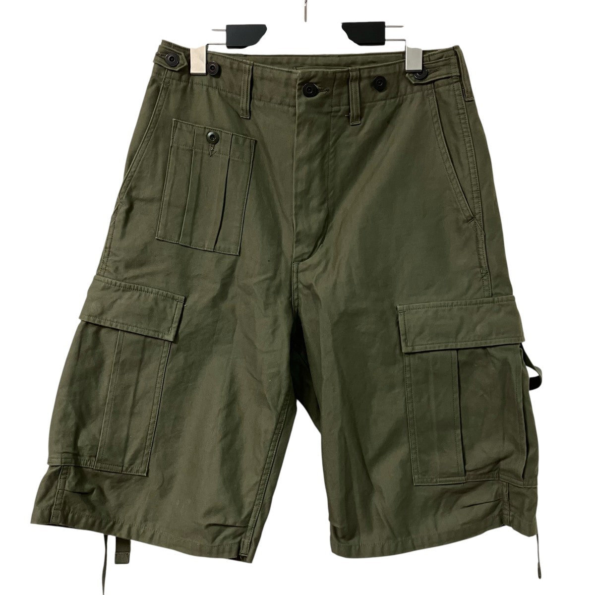 NIGEL CABOURN ARMY CARGO SHORTハーフパンツ8044 00 51012 古着・中古-1枚目のアイテム画像