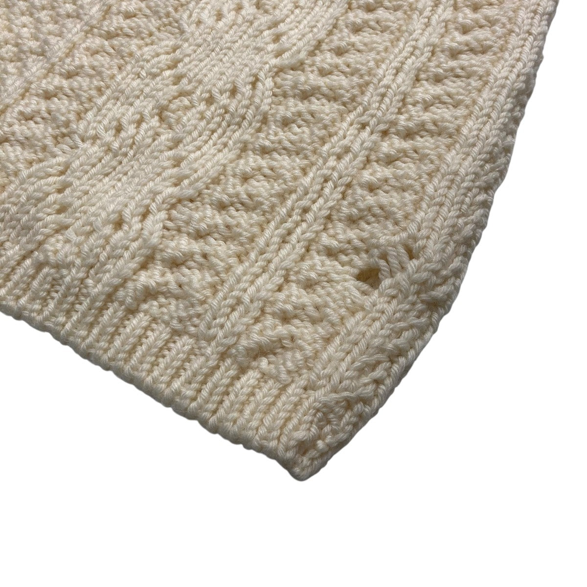 Maison Margiela 21AWdestroyed wool sweater厚手ケーブル編みニットS50GP0252 S17833 古着・中古-6枚目のアイテム画像