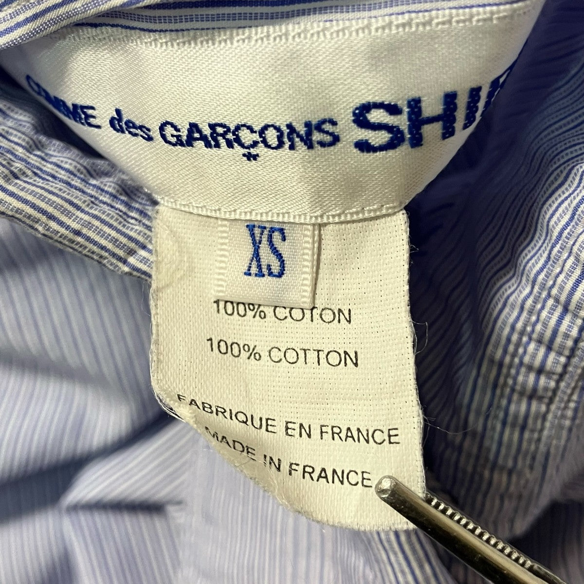 COMME des GARCONS SHIRT 半袖シャツCDGS7ST 古着・中古-7枚目のアイテム画像