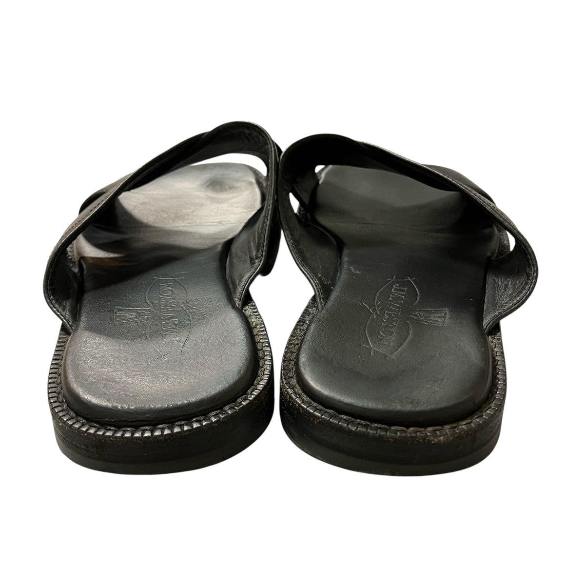 J．M．WESTON Double V sandalクロスレザーサンダル 古着・中古-4枚目のアイテム画像