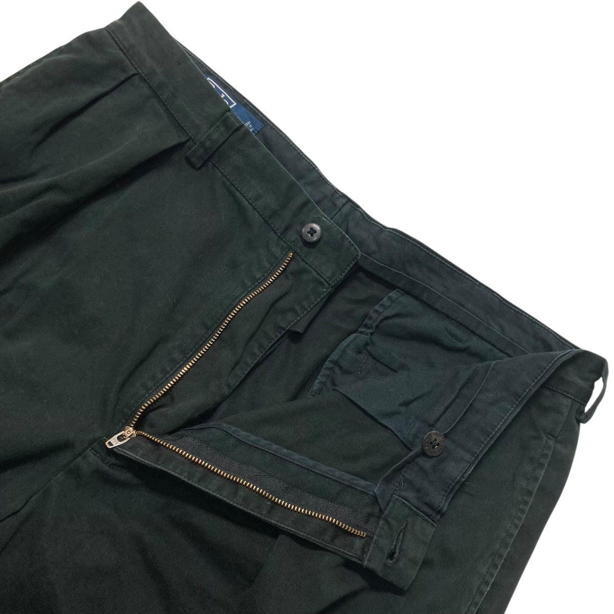 POLO RALPH LAUREN マカオ製 ANDREW PANTタックパンツ 古着・中古-3枚目のアイテム画像