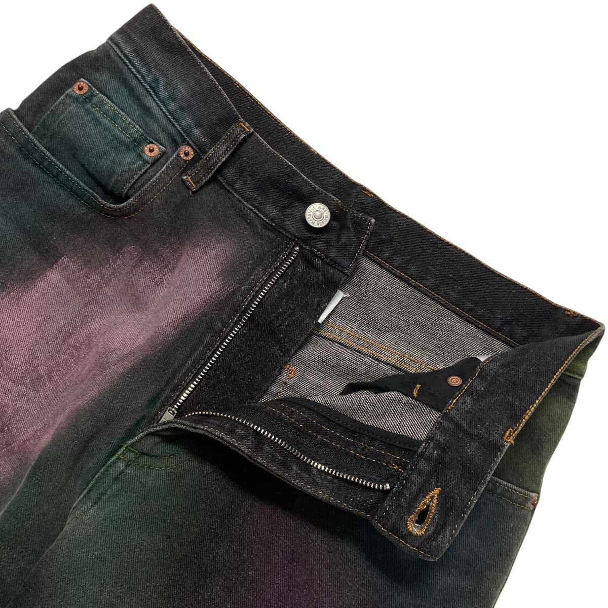 MM6 Maison Margiela 24AWIRIDESCENT DENIMデニムパンツS62LB0180 S30848 古着・中古-3枚目のアイテム画像
