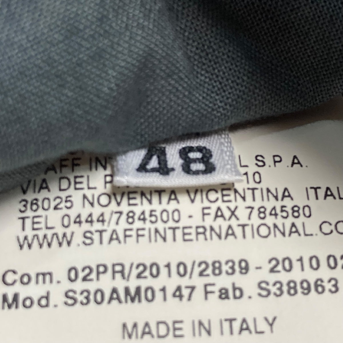 Maison Margiela 10AWここのえタグ 1960’s U．S．A Perfecto Jacket REPLICAライダースジャケットS30AM0147 古着・中古-9枚目のアイテム画像