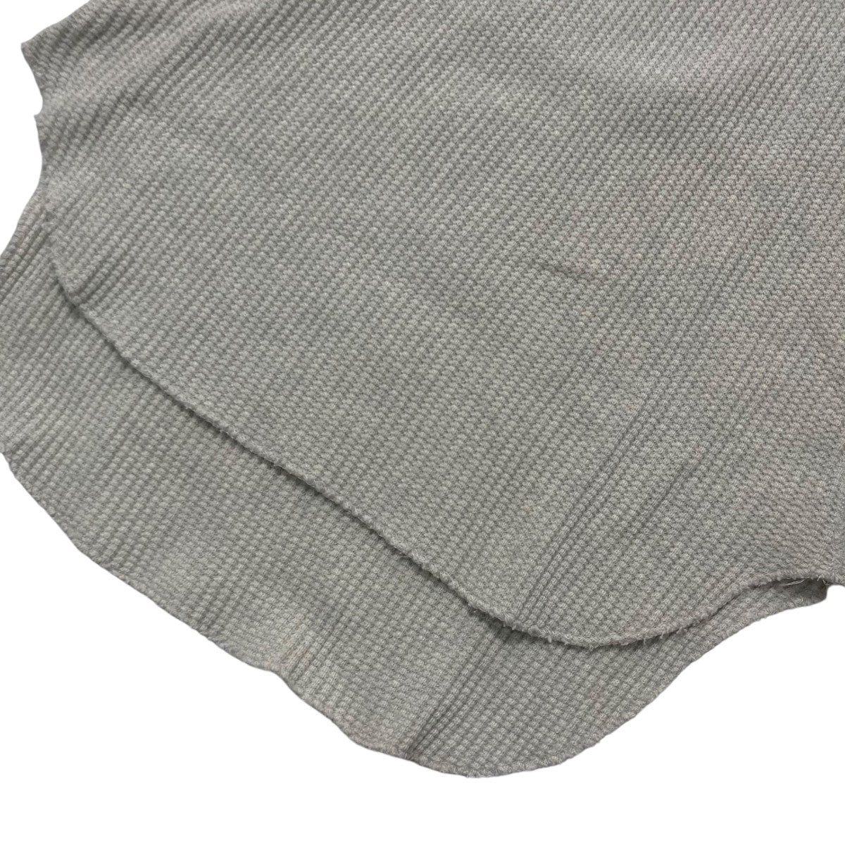 FUMIKA UCHIDA COTTON WAFFLE THERMALTOPクルーネック長袖TシャツFU K CT004 古着・中古-5枚目のアイテム画像