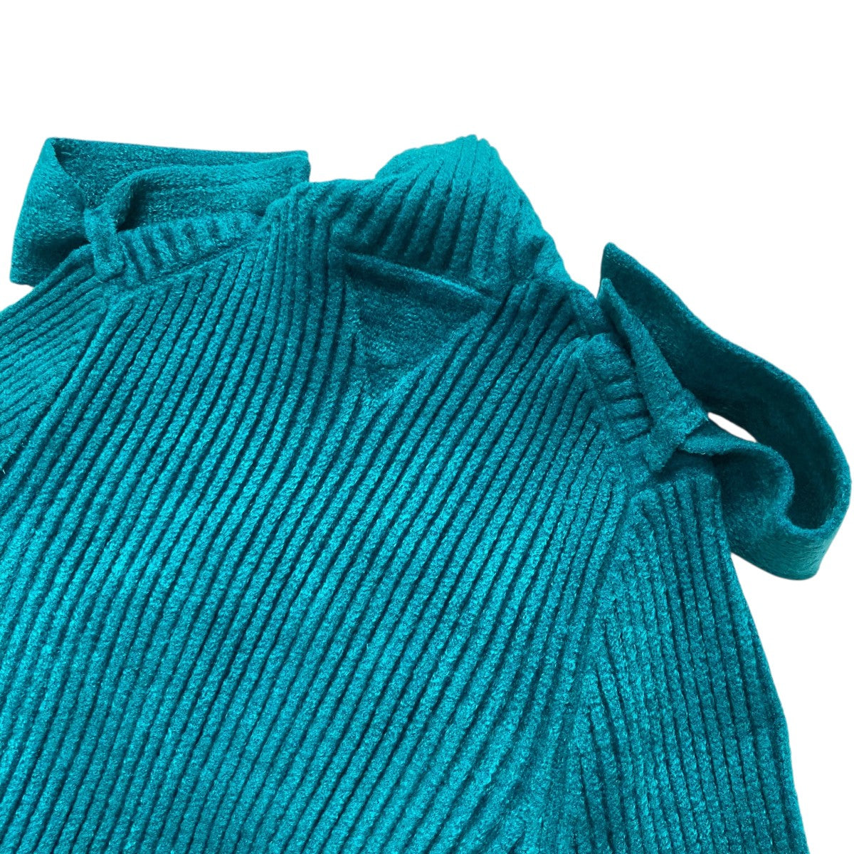 BOTTEGA VENETA リブ編みエポレットベロアニット674811 V1CP0 古着・中古-4枚目のアイテム画像